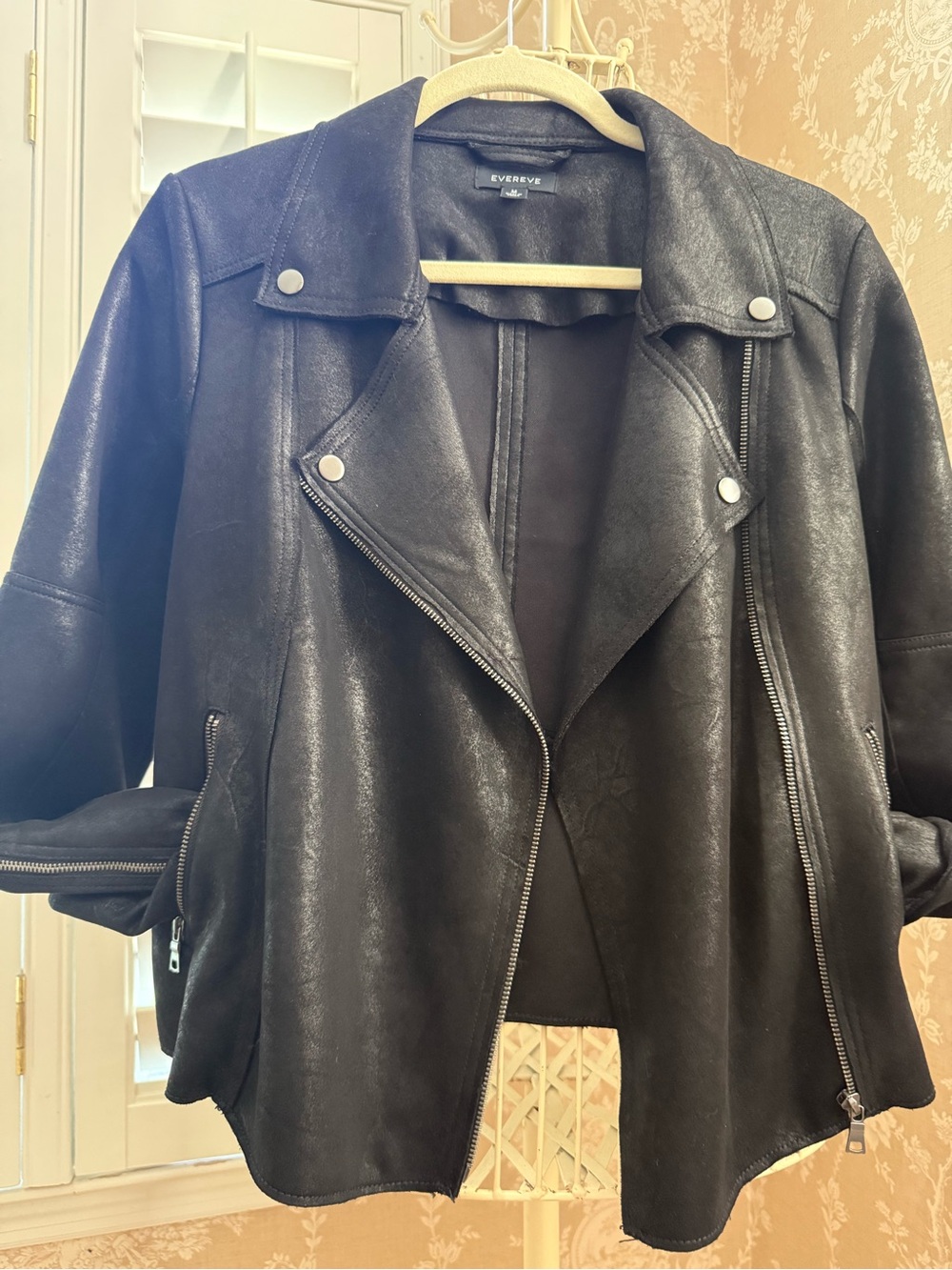 Evereve Black Martin Moto Jacket - Picture 2 of 9